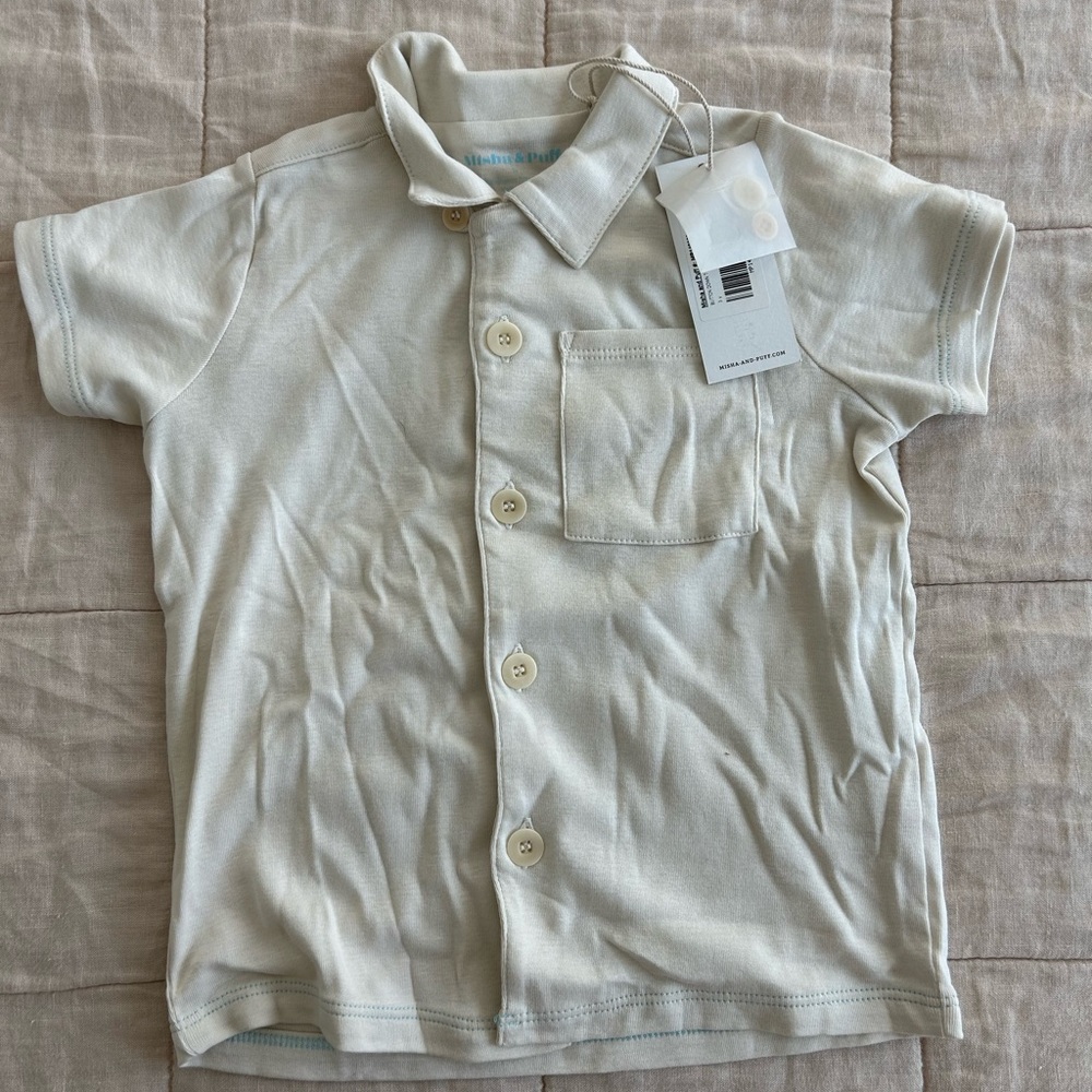 Misha and puff polo shirt